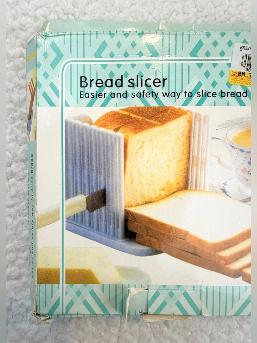 (NIB) White Bread Slicer Guide, OS